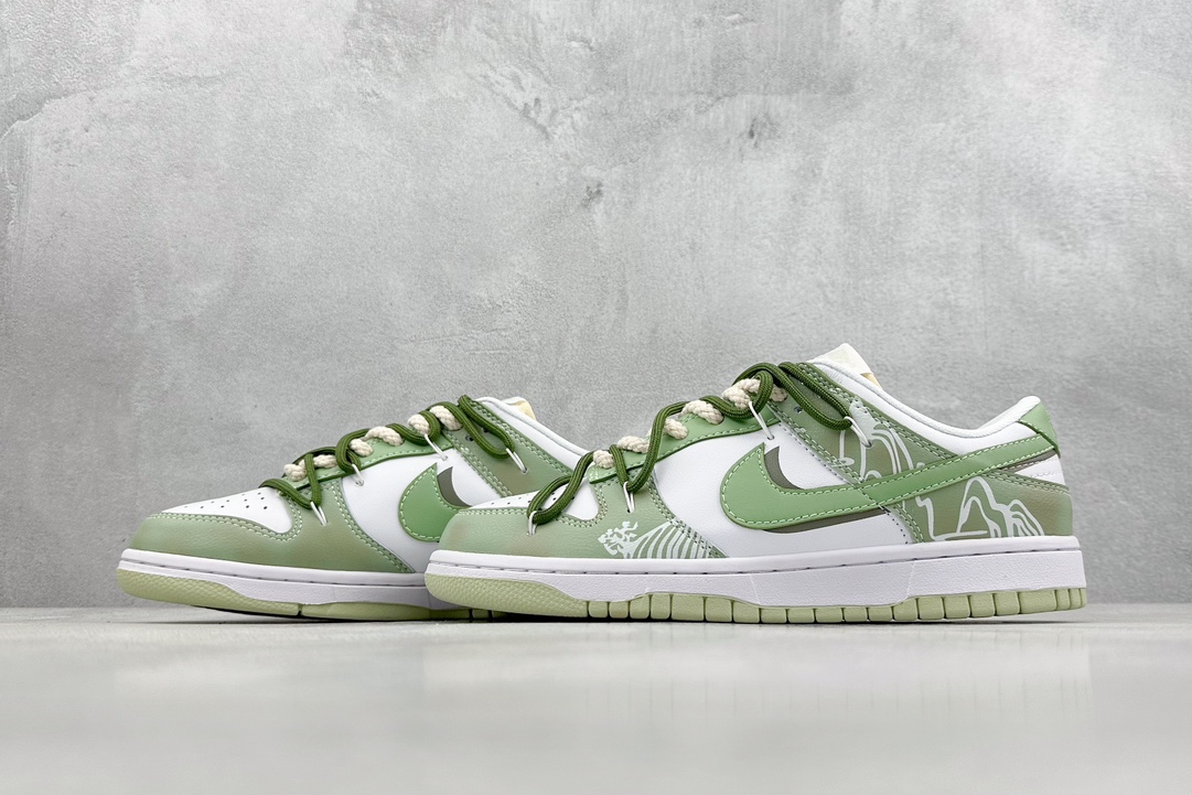 200 D版 NIKE SB Dunk Low 宫廷龙井茶 米绿 DV0831-003