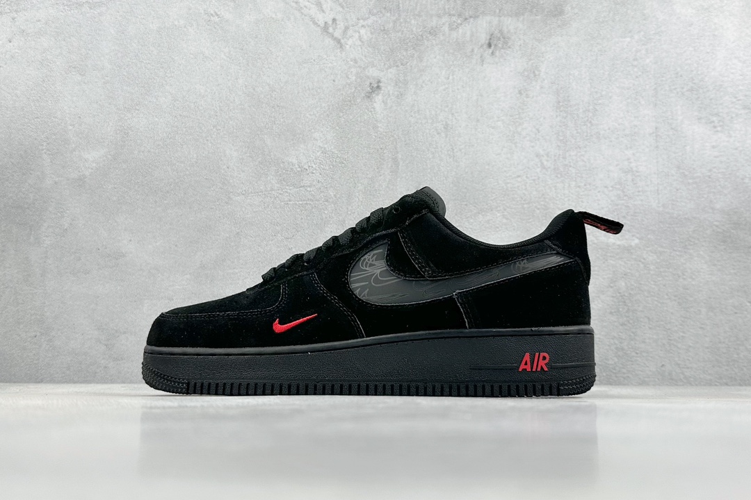 200 Nike Air Force 1 Low 07 黑红解构 DZ4514-001