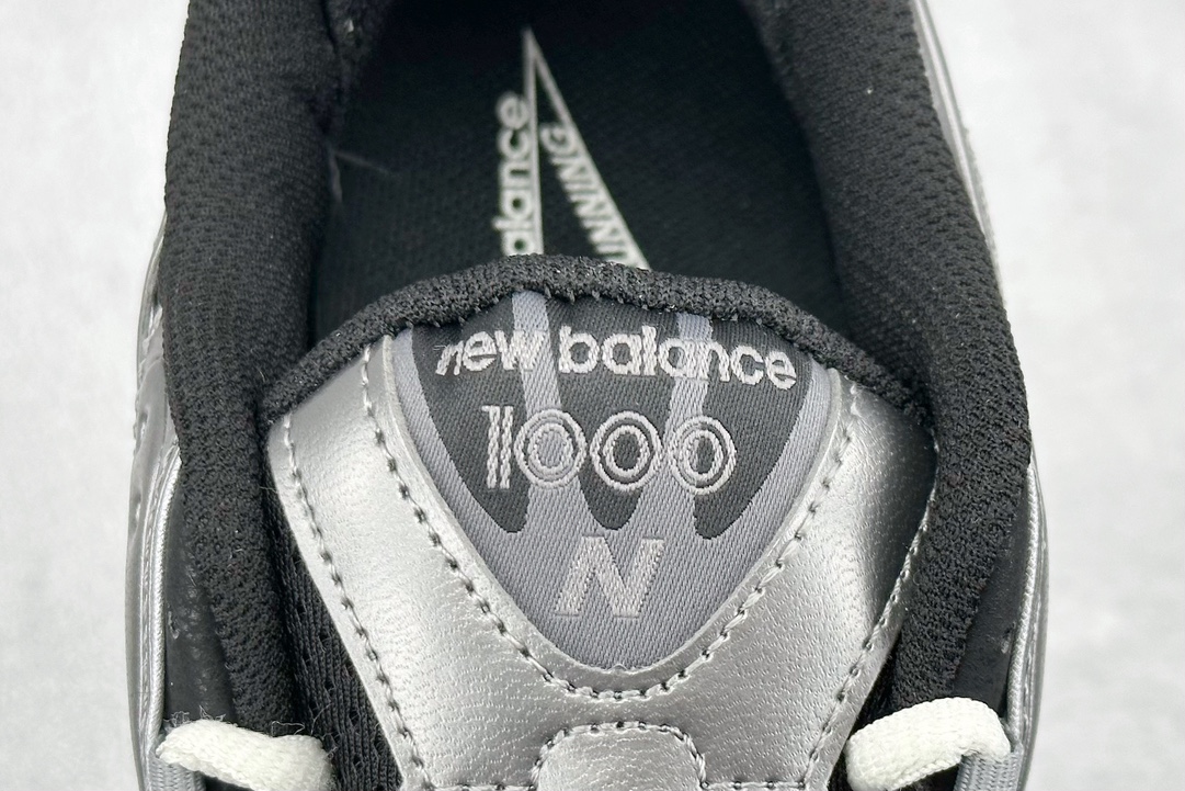 220  Joe Freshgoods x New Balance 新百伦1000系列舒适日常耐磨透气低帮跑步鞋 银黑  M1000SL