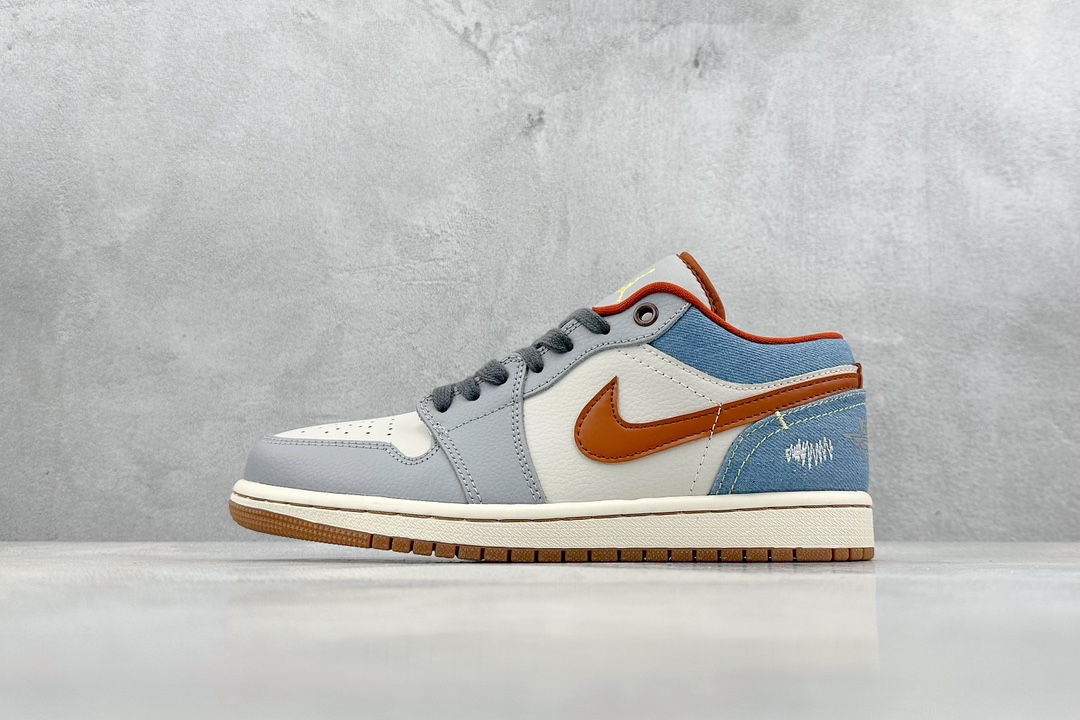 200 外贸版 Air Jordan 1 Low 蓝白 AJ1乔1低帮休闲板鞋 FZ5045-091