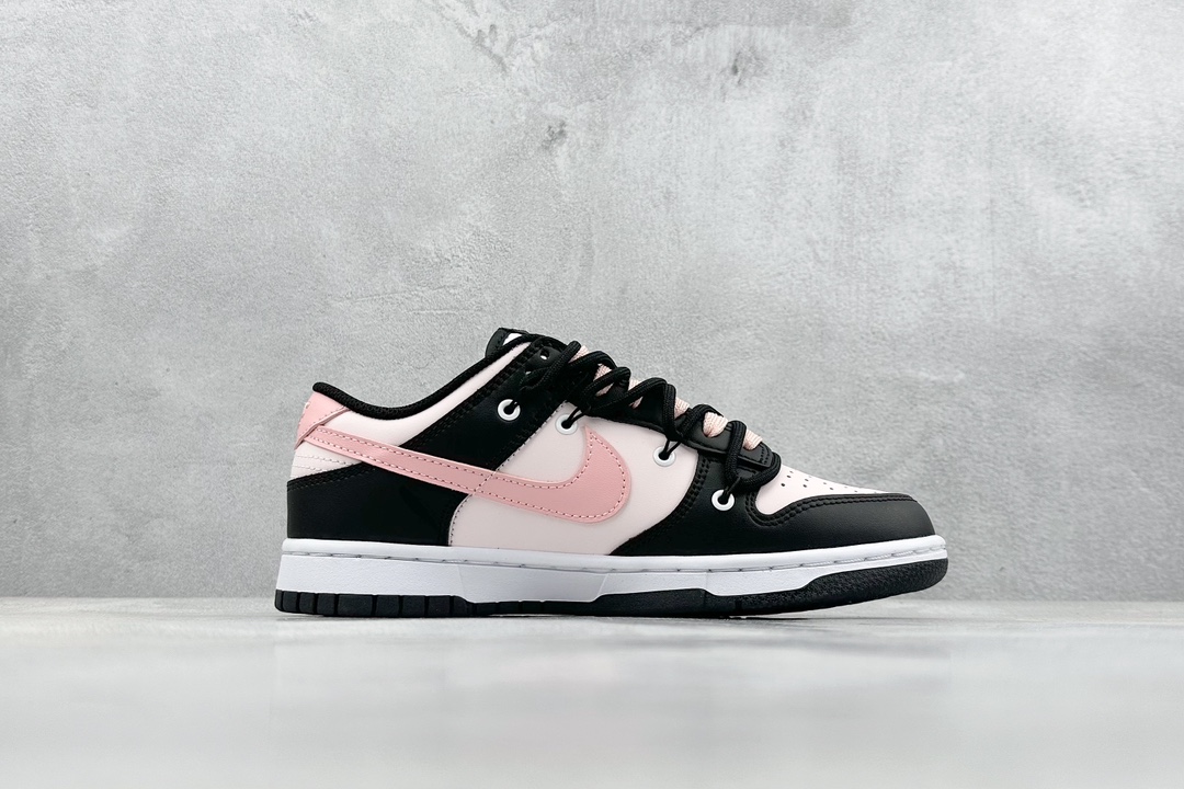 230 Cs W Nike Dunk Low 东京树莓 黑粉 定制版解构绑带休闲板鞋 CW1590-100