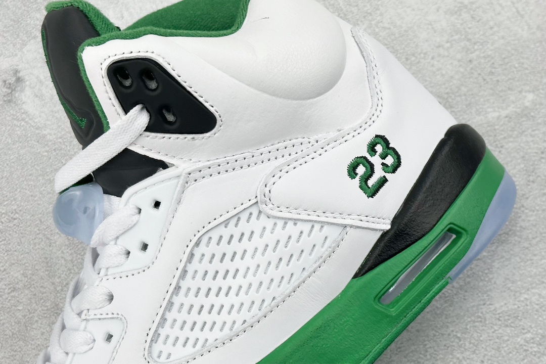 380 Air Jordan 5 Retro Lucky Green" 复刻白绿  DD9336-103