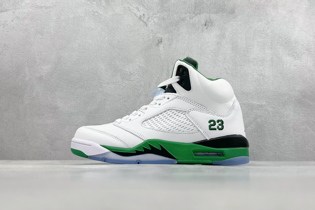 380 Air Jordan 5 Retro Lucky Green” 复刻白绿  DD9336-103