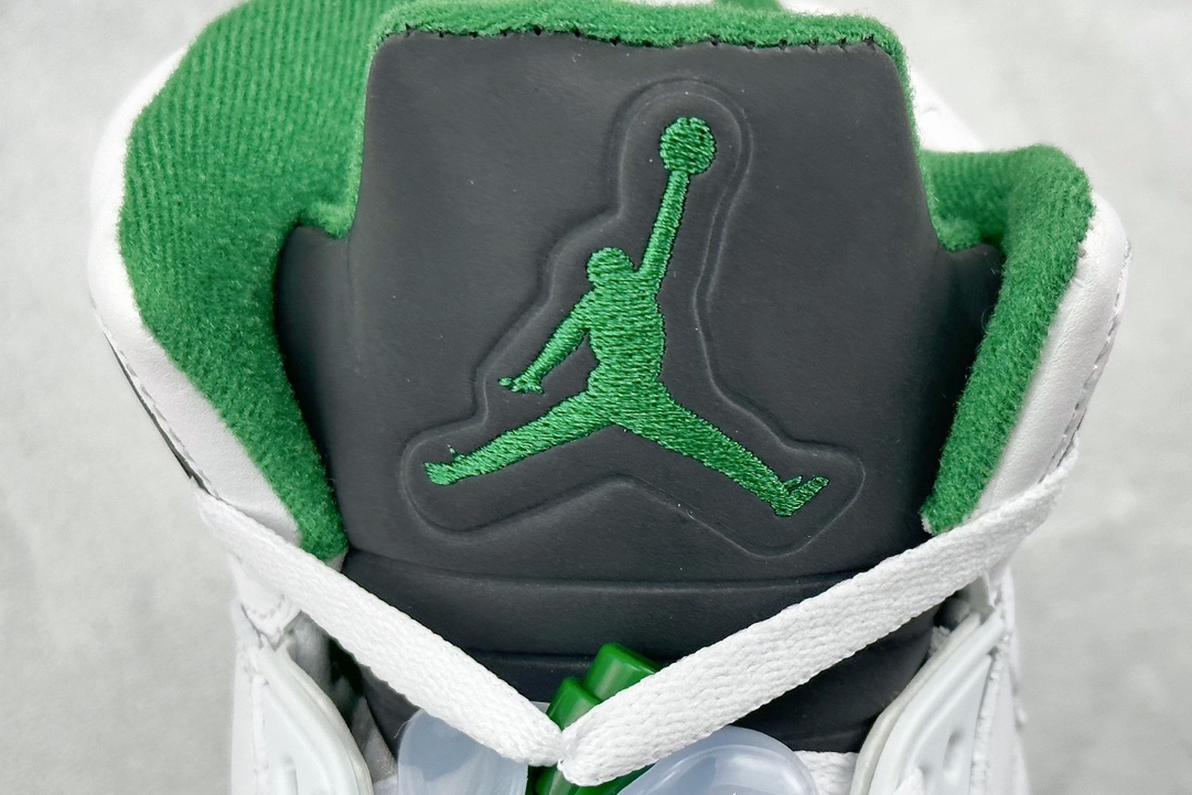 380 Air Jordan 5 Retro Lucky Green" 复刻白绿  DD9336-103