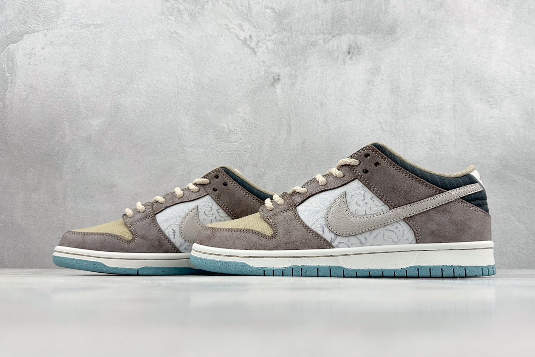 310 ZY版 NK SB Dunk Low "Big Money Savings" 浮雕棕灰 低帮休闲运动板鞋 FZ3129-200