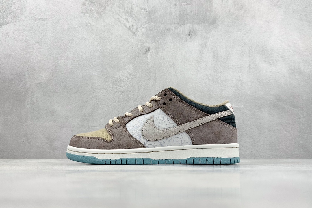 310 ZY版 NK SB Dunk Low “Big Money Savings” 浮雕棕灰 低帮休闲运动板鞋 FZ3129-200