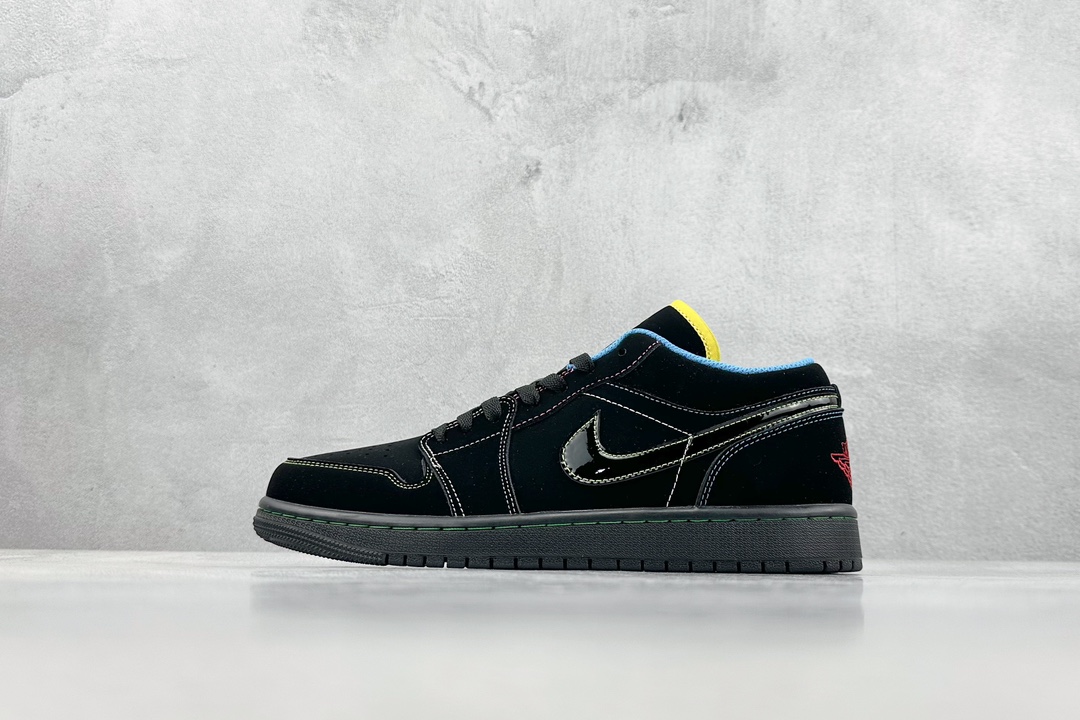 200 K版 Air Jordan 1 Phat Low 黑色 338145-003