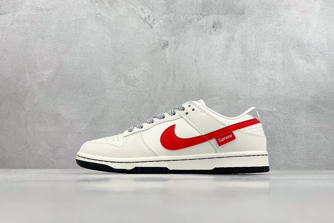 280 Nike SB Dunk Low x Supreme 白红 DQ1098-333