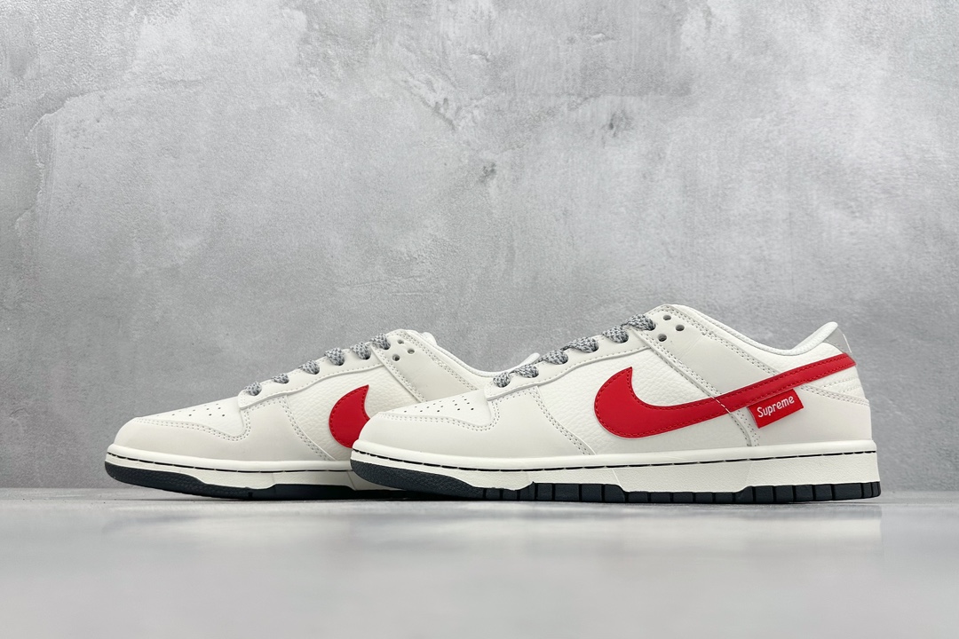 280 Nike SB Dunk Low x Supreme 白红 DQ1098-333