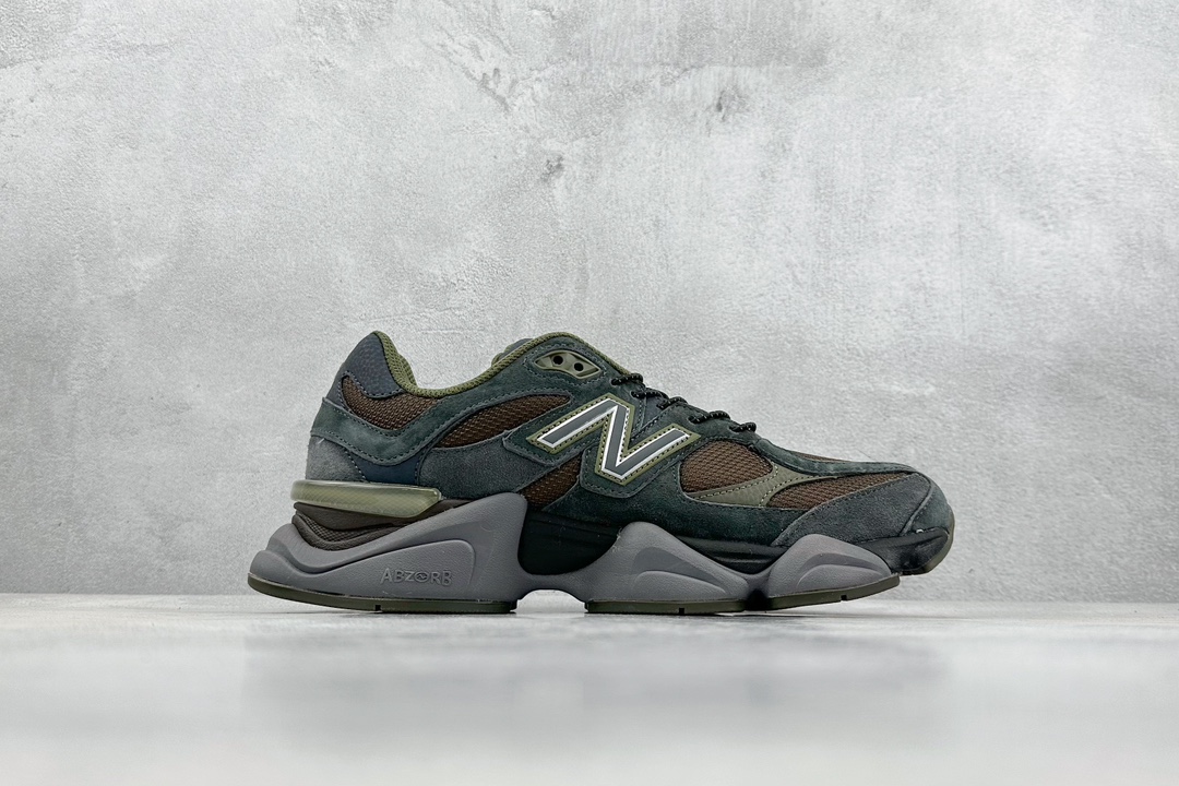 240  New Balance 9060 黑绿 复古休闲运动老爹鞋 U9060PH