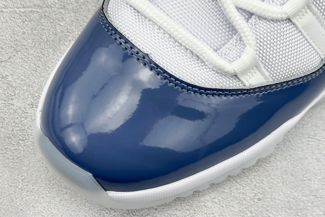 MB version of the Air Jordan 11 Retro pure original version ”Diffused Blue” AJ11 low-top replica white and blue FV5104-104