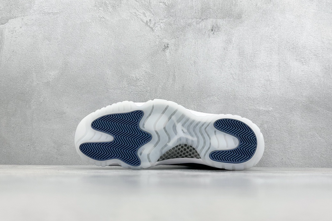 MB version of the Air Jordan 11 Retro pure original version ”Diffused Blue” AJ11 low-top replica white and blue FV5104-104