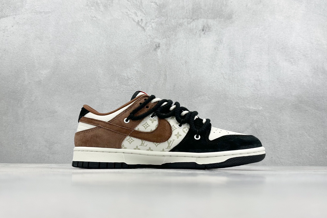 300 Nk SB Dunk Low LV联名-黑棕拼接 SJ2068-233