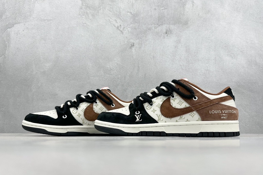 300 Nk SB Dunk Low LV联名-黑棕拼接 SJ2068-233