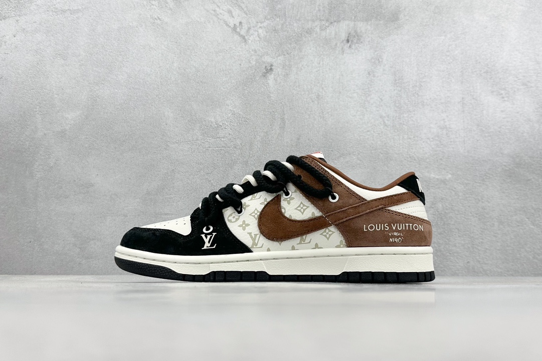 300 Nk SB Dunk Low LV联名-黑棕拼接 SJ2068-233