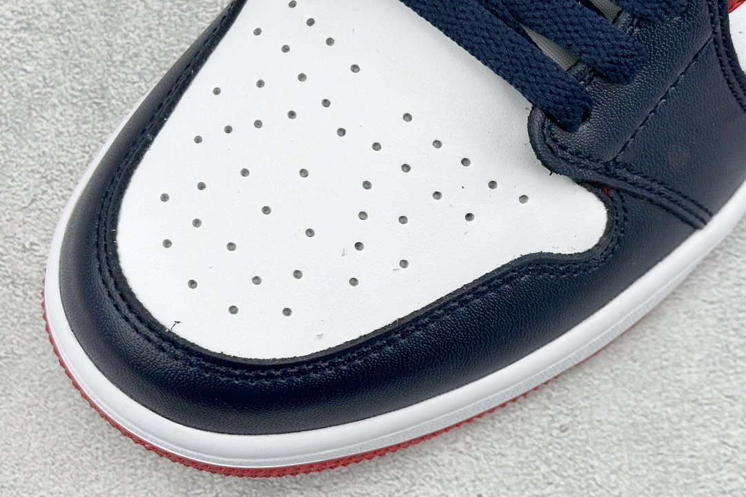 200 外贸版 Air Jordan 1 Retro Low Golf "USA" 黑红 DD9315-113