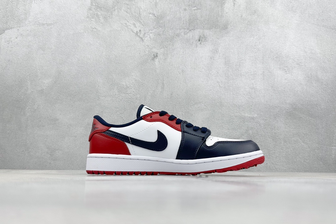 200 外贸版 Air Jordan 1 Retro Low Golf "USA" 黑红 DD9315-113