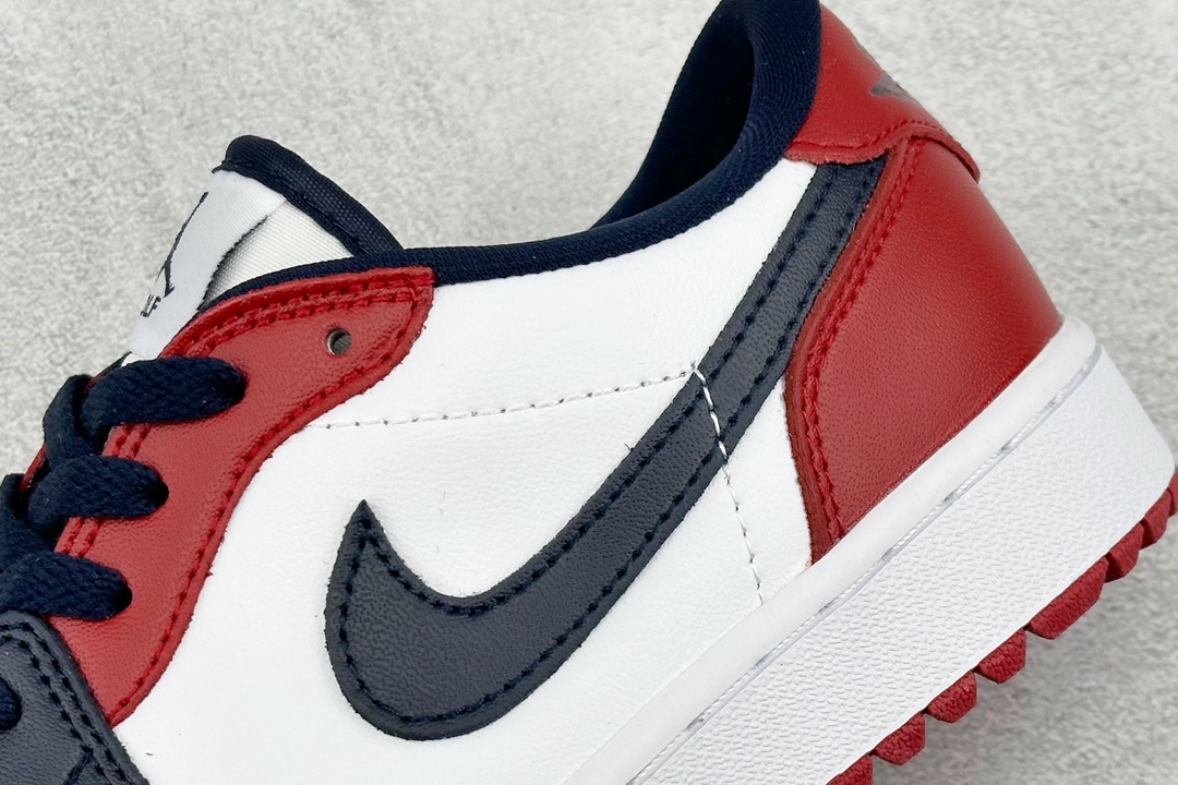 200 外贸版 Air Jordan 1 Retro Low Golf "USA" 黑红 DD9315-113