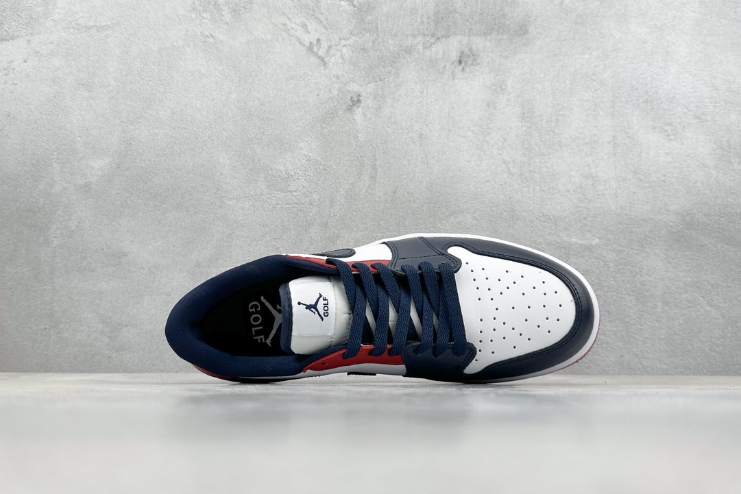 200 外贸版 Air Jordan 1 Retro Low Golf "USA" 黑红 DD9315-113