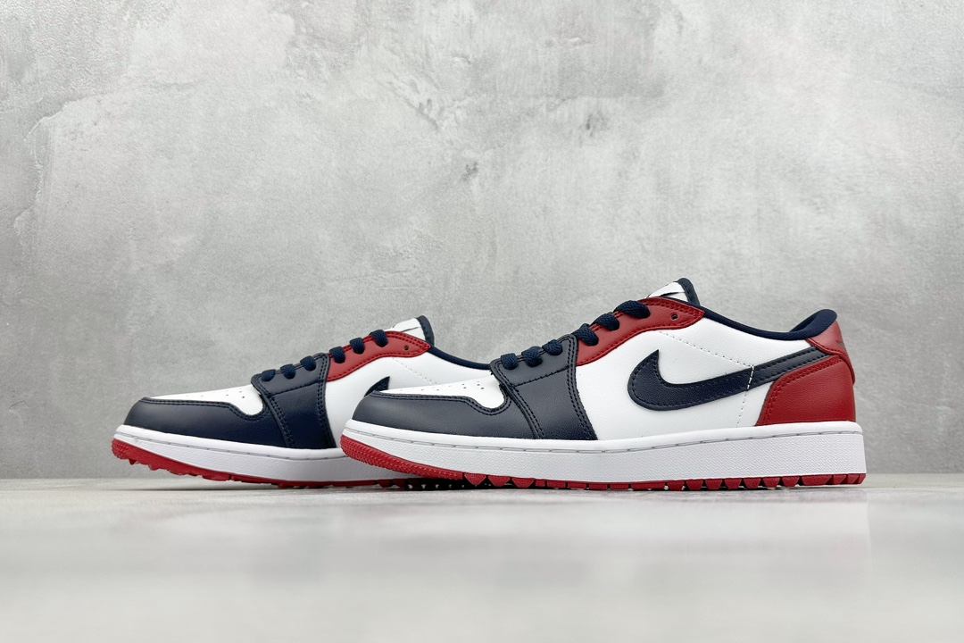 200 外贸版 Air Jordan 1 Retro Low Golf "USA" 黑红 DD9315-113