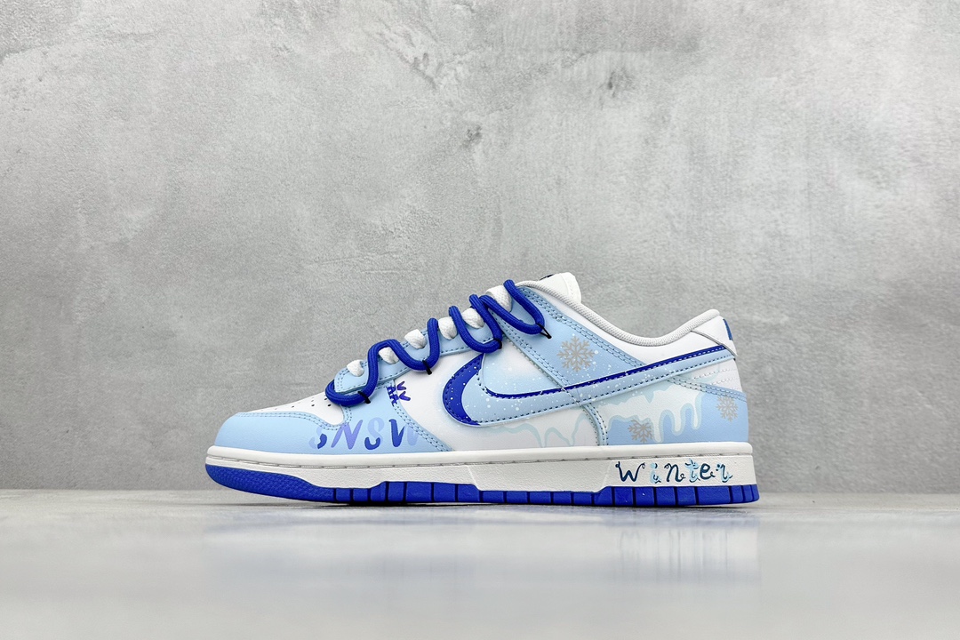 300 YC纯原 Nike SB Dunk Low 凛冬冰雪 清冷白蓝 DV0831-104