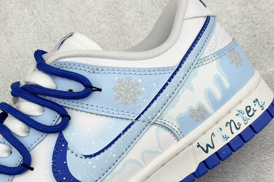 300 YC纯原 Nike SB Dunk Low 凛冬冰雪 清冷白蓝 DV0831-104