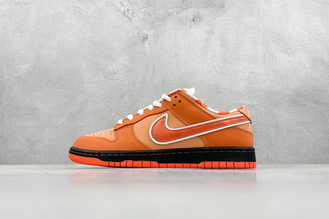 320 N版 Concepts x NK SB Dunk Low “Orange Lobster” 橙龙虾 FD8776-800