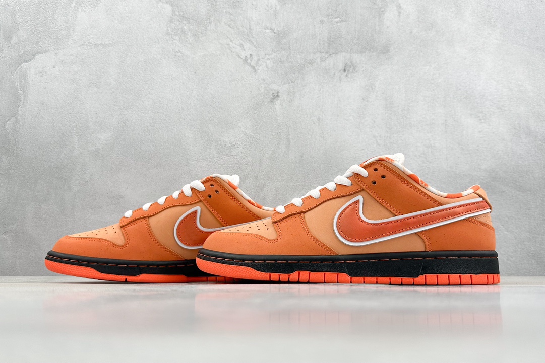 320 N版 Concepts x NK SB Dunk Low "Orange Lobster" 橙龙虾 FD8776-800