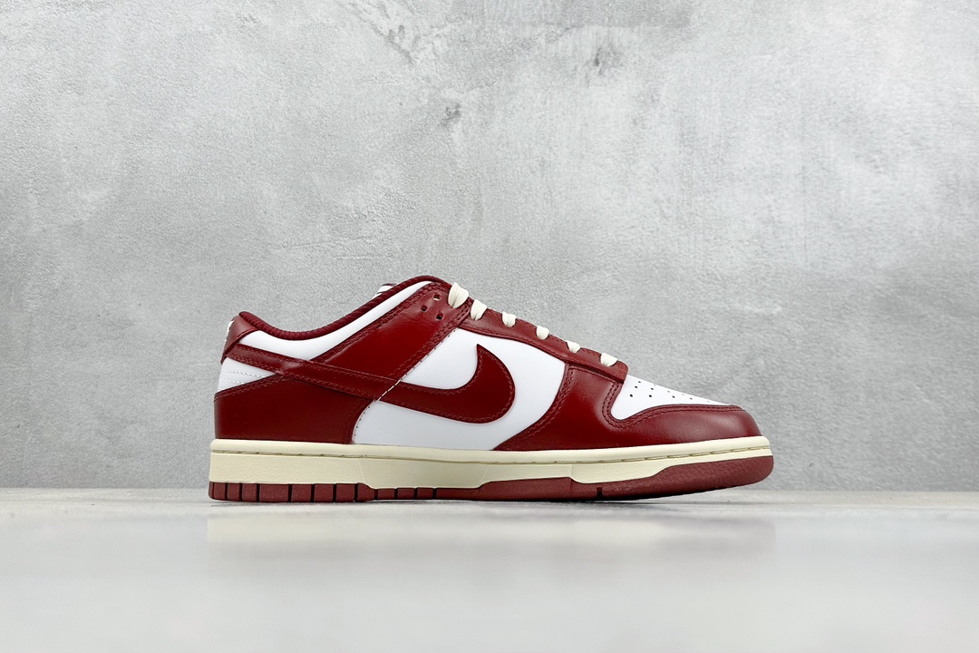 220 H版 Nike Dunk Low 红酒庄园 波尔多红  FJ4555-100