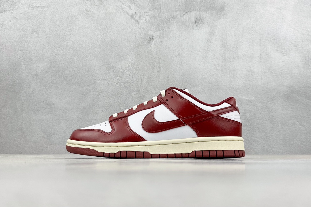 220 H版 Nike Dunk Low 红酒庄园 波尔多红  FJ4555-100