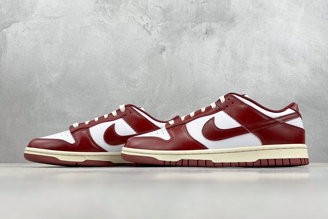 220 H版 Nike Dunk Low 红酒庄园 波尔多红  FJ4555-100