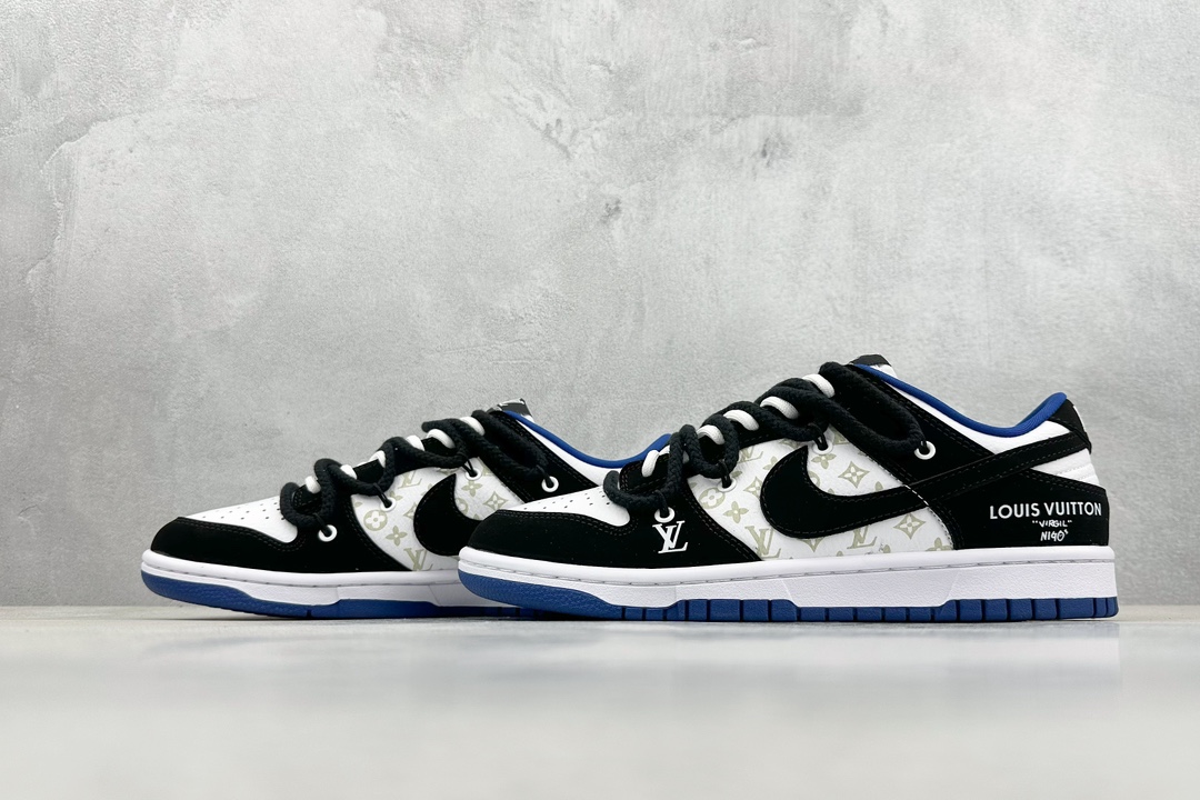 300 LV x Nike Dunk Low 米白黑勾  SJ2068-236