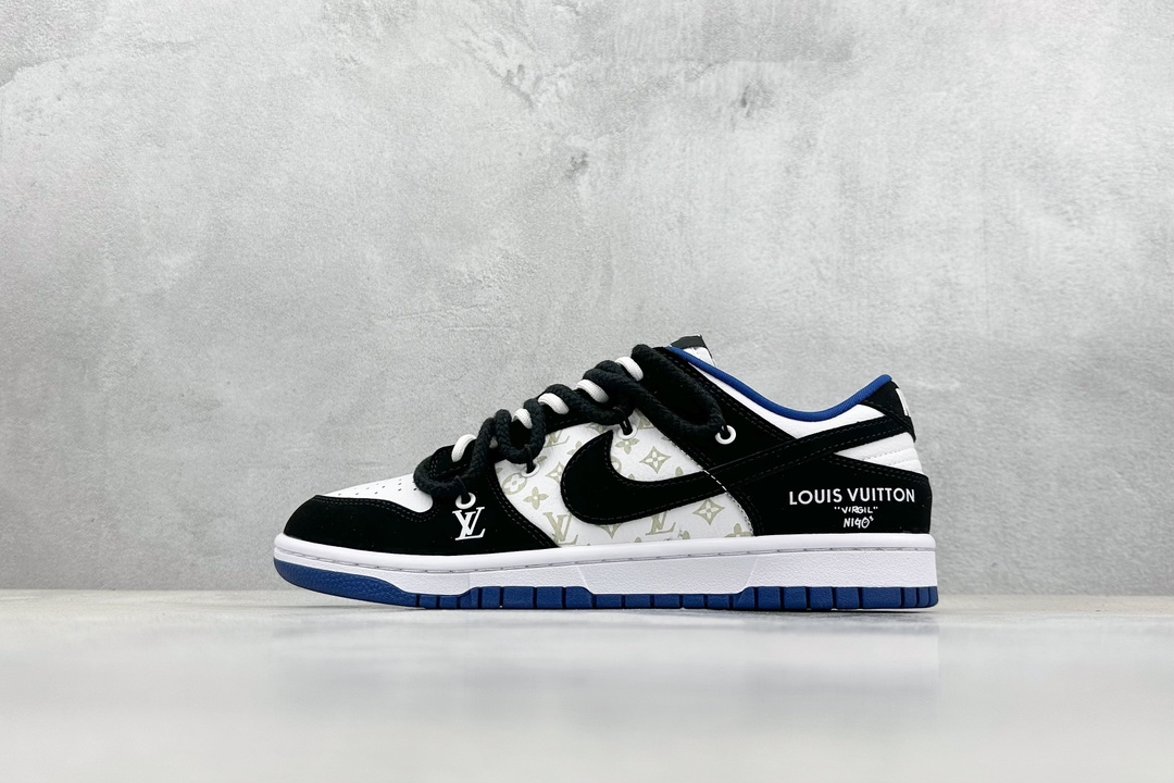 300 LV x Nike Dunk Low 米白黑勾  SJ2068-236