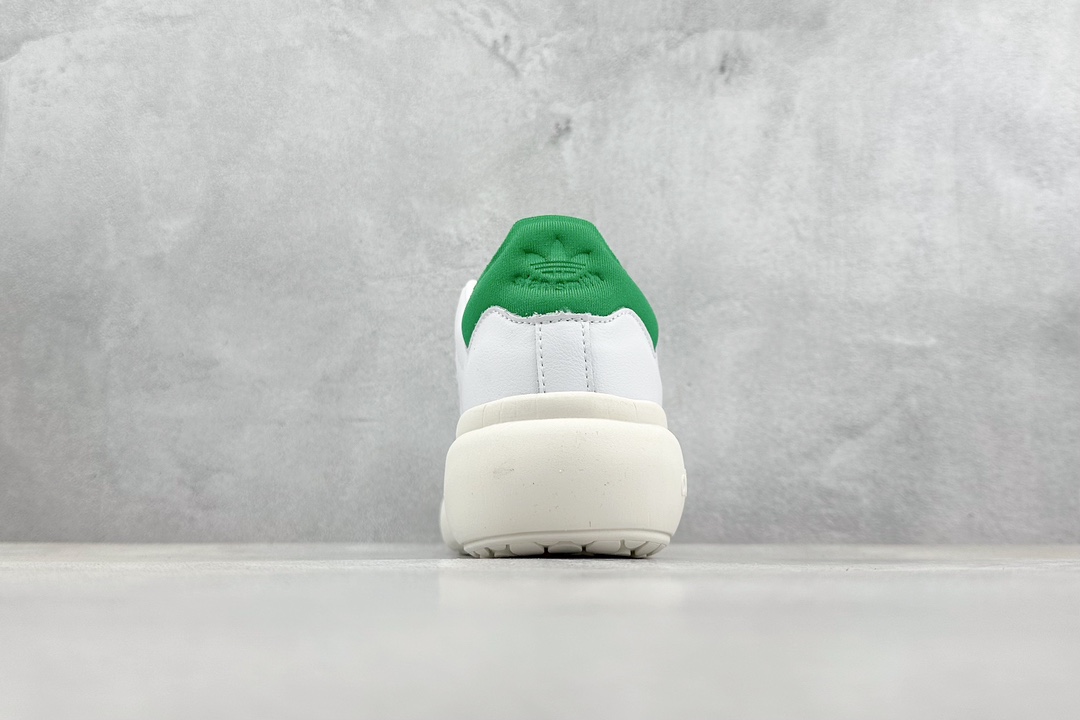 170 AD Originals Stan Smith PF"White Green"史密斯面包版系列低帮板鞋“皮革白绿尾”ID2786