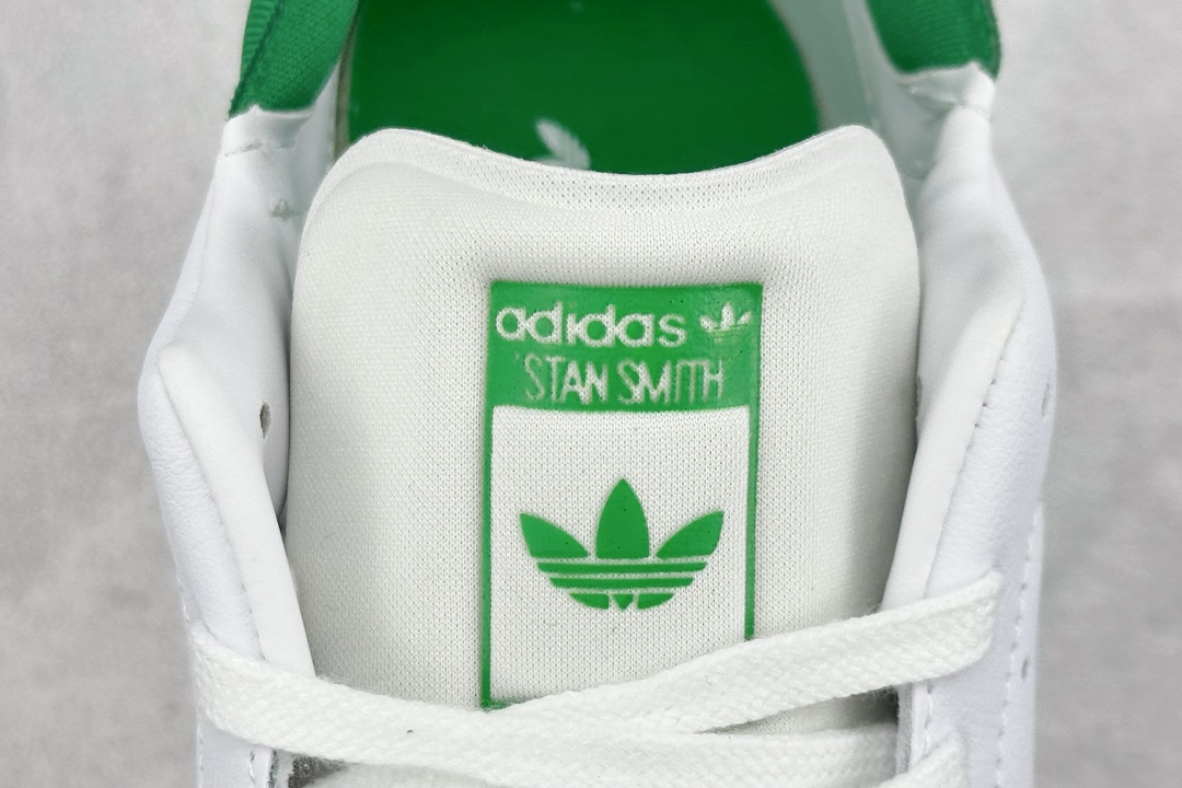 170 AD Originals Stan Smith PF"White Green"史密斯面包版系列低帮板鞋“皮革白绿尾”ID2786