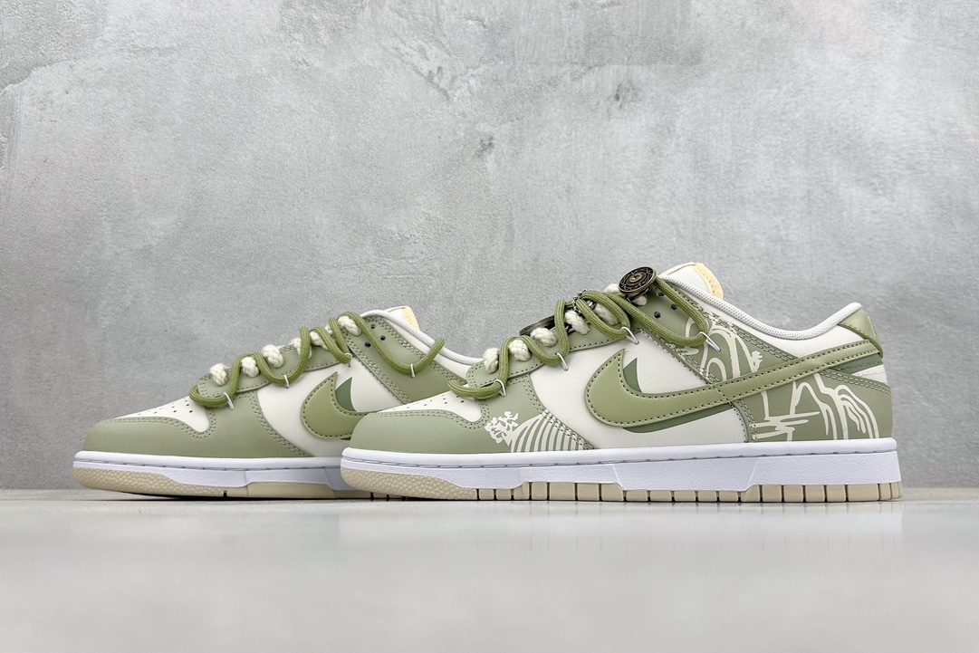 300 YC纯原 NK Dunk Low 宫廷龙井茶 米绿 DV0831-003