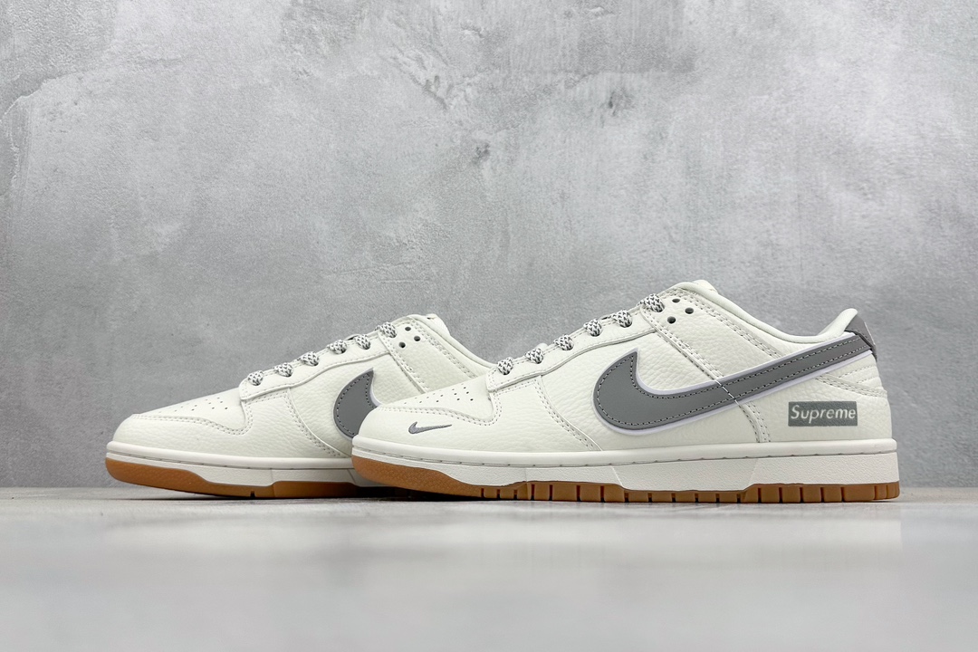 280 Nike SB Dunk Low x Supreme 白灰 XH0923-338