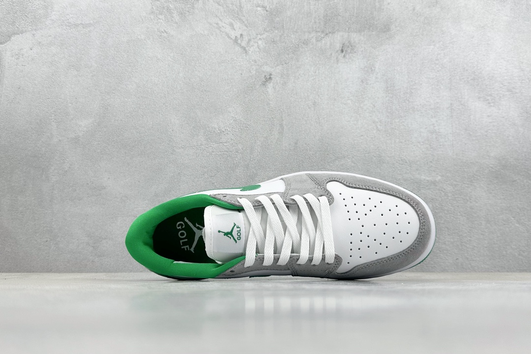 180 外贸版 Air Jordan 1 Retro Low Golf 白灰绿 DD9315-112