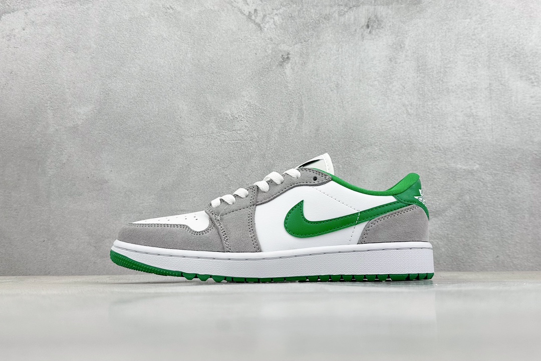 180 外贸版 Air Jordan 1 Retro Low Golf 白灰绿 DD9315-112