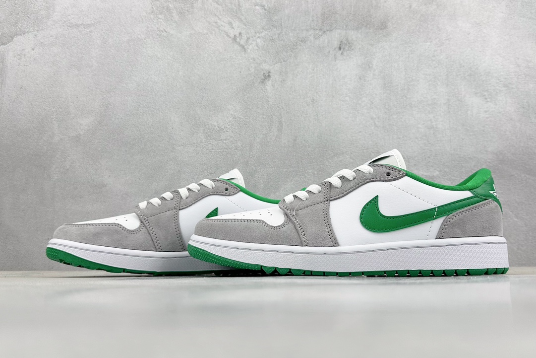 180 外贸版 Air Jordan 1 Retro Low Golf 白灰绿 DD9315-112