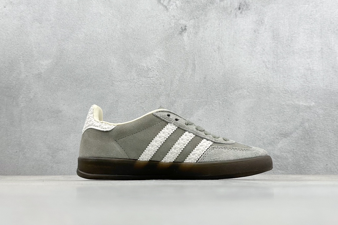 180 adidas Originals Gazelle INdoor 三叶草休闲防滑耐磨低帮板鞋 IF1807