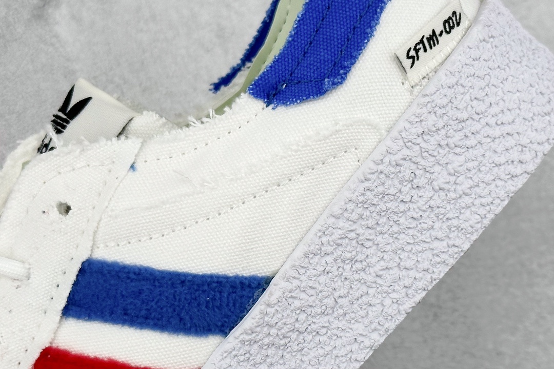 200 终端 R版 adidas originals Campus 80s 白蓝红 ID4795
