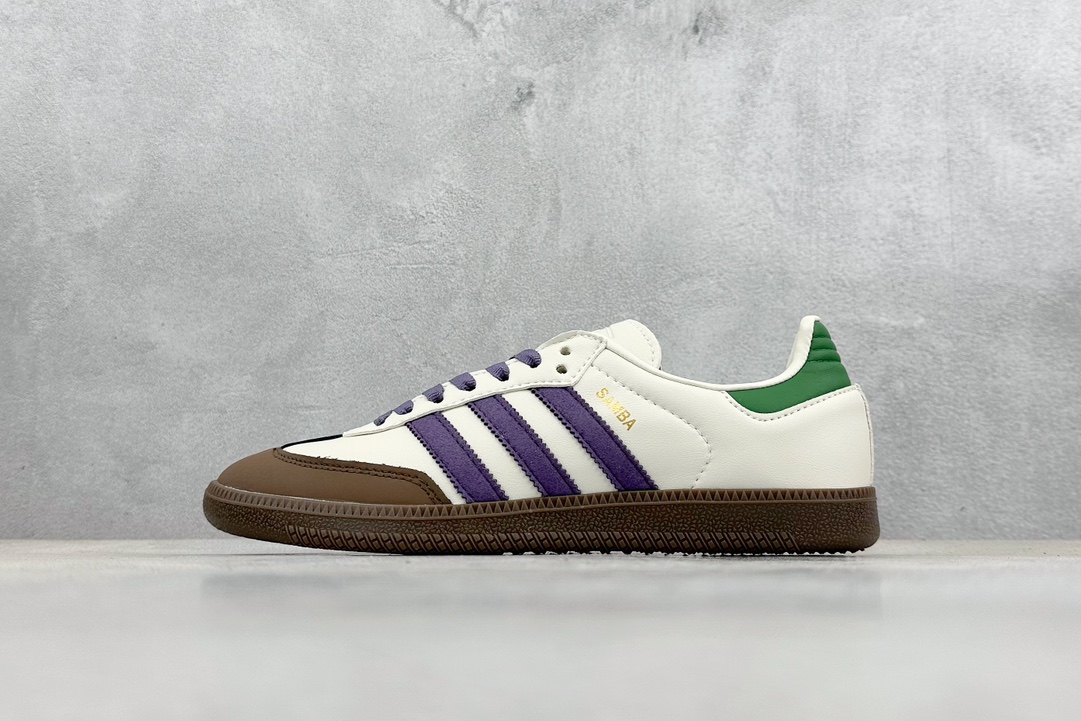 150 终端 R版 adidas originals OG白紫棕 ID8349