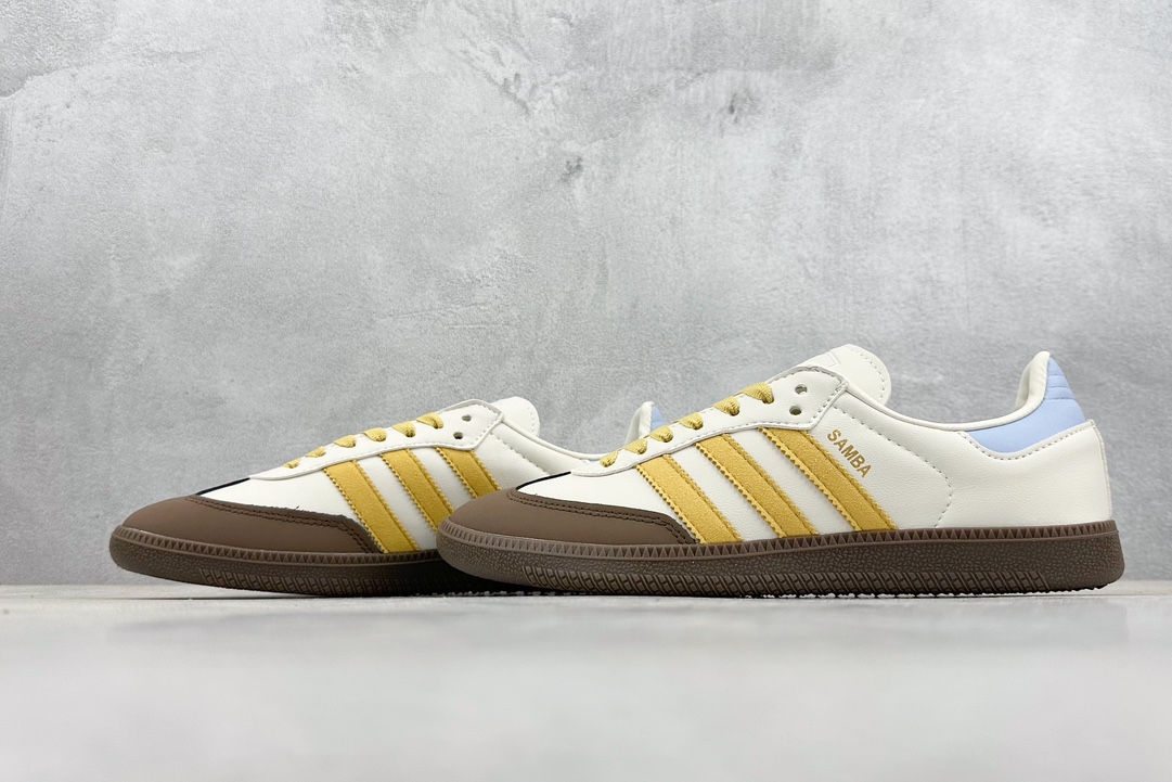 150 终端 R版 adidas originals Samba OG米黄 IE0875