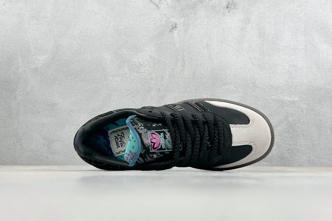150 终端 R版 adidas originals Samba XLG 黑色 ID1138