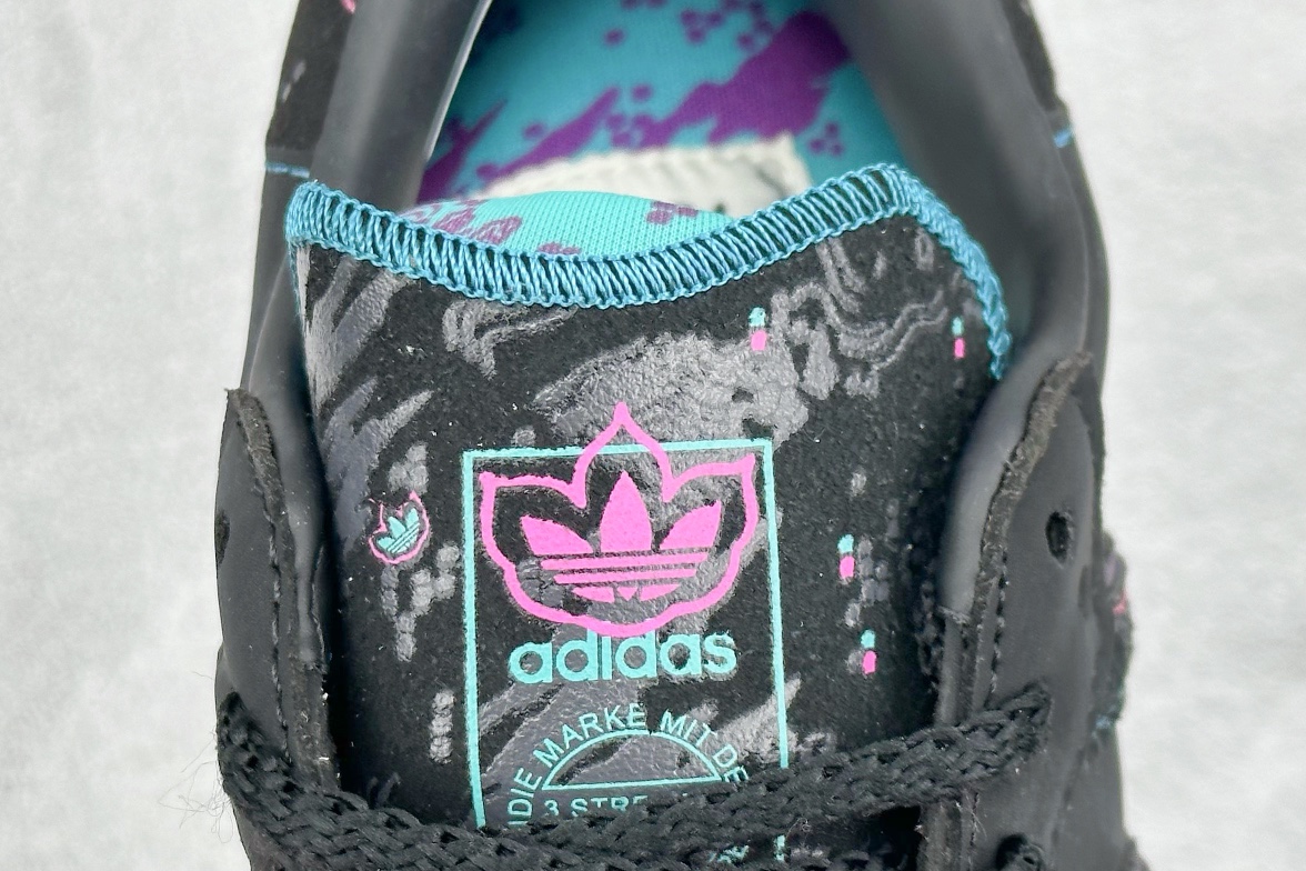 150 终端 R版 adidas originals Samba XLG 黑色 ID1138