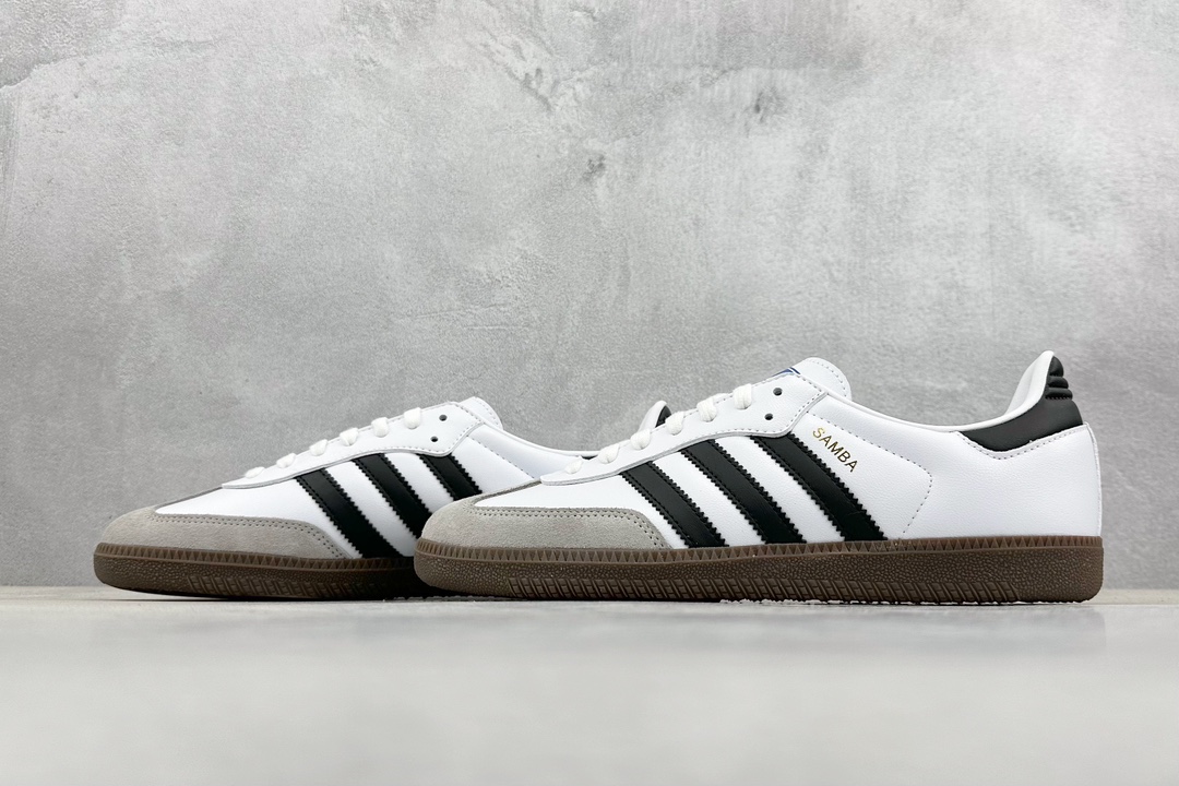 160 终端 G版 adidas originals Samba OG 黑白灰 B75806