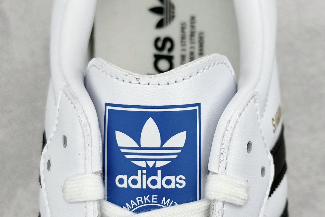 160 终端 G版 adidas originals Samba OG 黑白灰 B75806