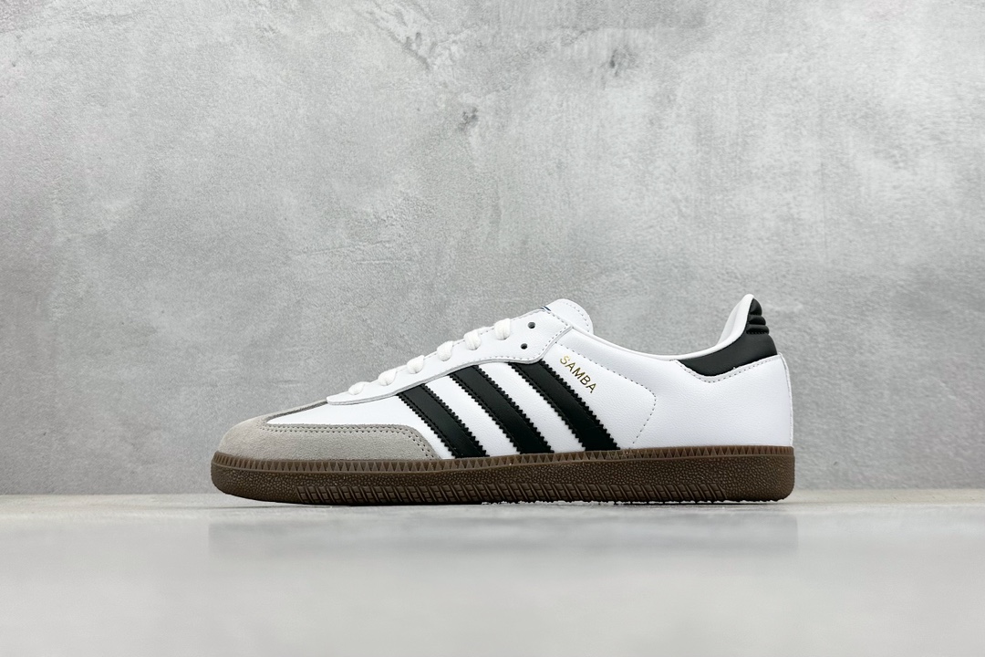 160 终端 G版 adidas originals Samba OG 黑白灰 B75806