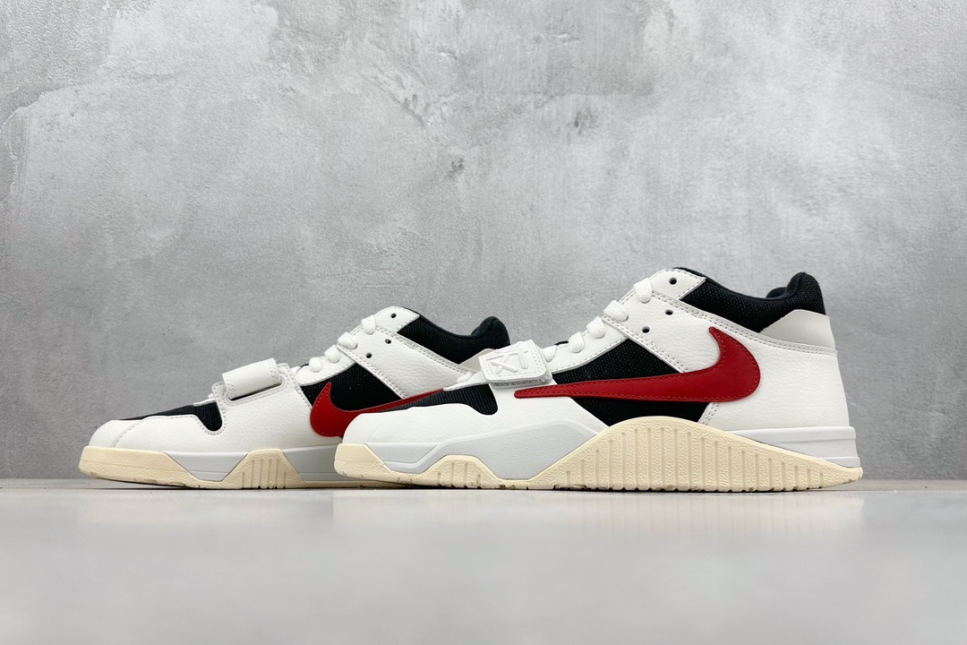 260 终端 G版 Travis Scott x Jordan Jumpman Jack TR ”UniversityRed” 倒钩 米黑红 FZ8117-101